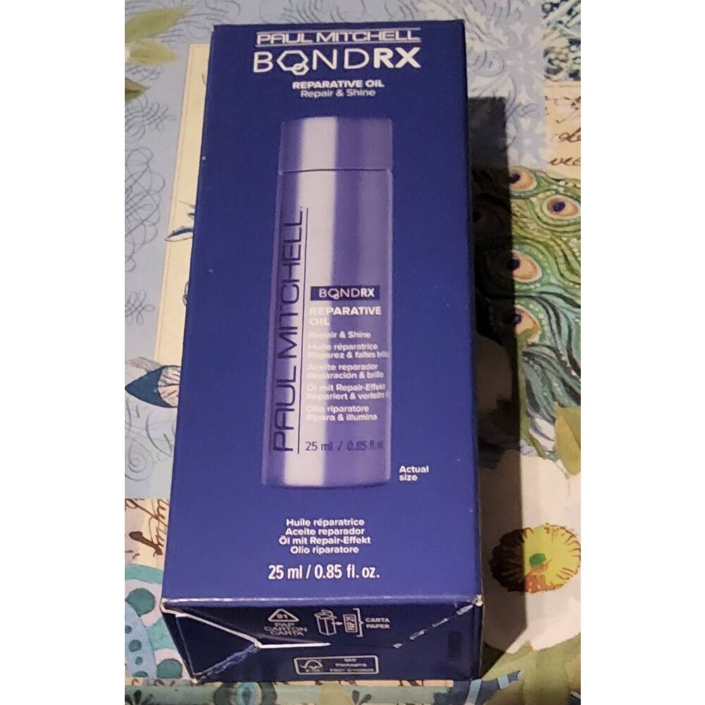 NIB~Paul Mitchell BONDRX Repair & Shine Reparative Hair Oil~0.85 fl.oz.